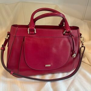 Brahmin Raelyn- Fuchsia Topsail bag with dust bag